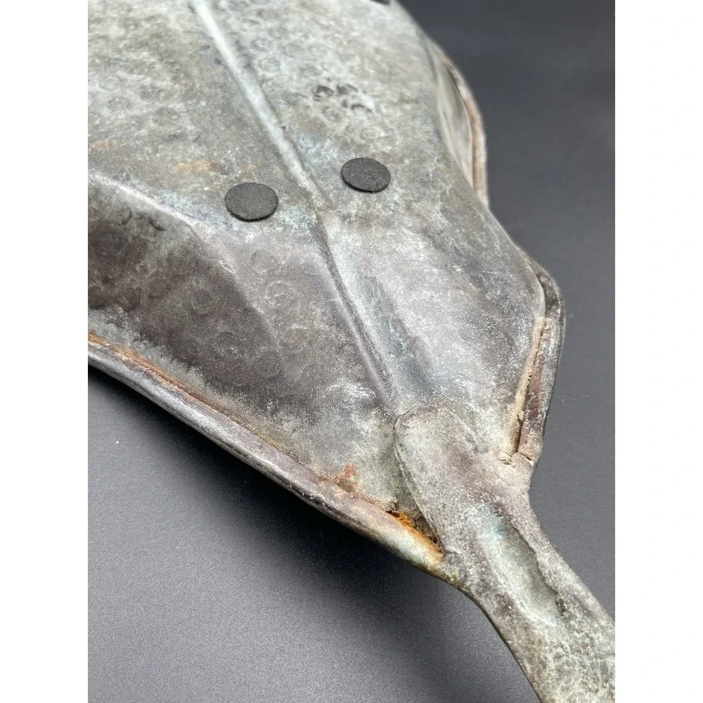 Pier 1 Metal Leaf Tray Verdigris Patina‎ Decorative Dish 23in